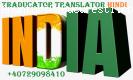 Traducator-translator hindi-română-franceză ★